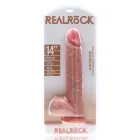 Dildo XXL Gerade mit Hodensack 35,5 cm
