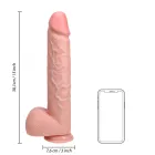 Dildo XXXL Gerade mit Hodensack 38 cm