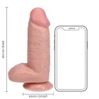 Dildo EXTRA DICK mit Hodensack 20,3 x 6,6 cm