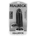 Dildo EXTRA DICK mit Hodensack 23 x 7,6 cm - Schwarz