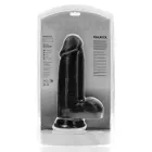 Dildo EXTRA DICK mit Hodensack 23 x 7,6 cm - Schwarz