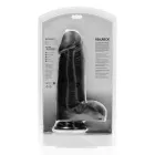 Dildo EXTRA DICK mit Hodensack 25,4 x 8 cm - Schwarz