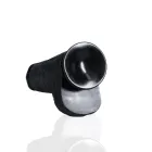 Dildo EXTRA DICK mit Hodensack 25,4 x 8 cm - Schwarz