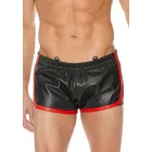 Ledershorts Schwarz/Rot - XTRM FTSH