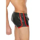 Ledershorts Schwarz/Rot - XTRM FTSH