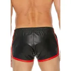 Ledershorts Schwarz/Rot - XTRM FTSH