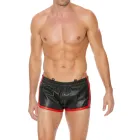 Ledershorts Schwarz/Rot - XTRM FTSH