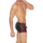 Ledershorts Schwarz/Rot - XTRM FTSH
