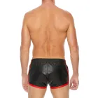 Ledershorts Schwarz/Rot - XTRM FTSH