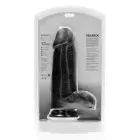 Dildo EXTRA DICK mit Hodensack 25,4 x 8 cm - Schwarz
