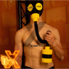 Gasmaskenschlauch Schwarz/Rot - XTRM FTSH