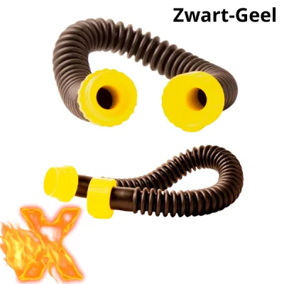 Gasmaskenschlauch Schwarz/Gelb - XTRM FTSH Gasmaskenschlauch Schwarz/Gelb - XTRM FTSH