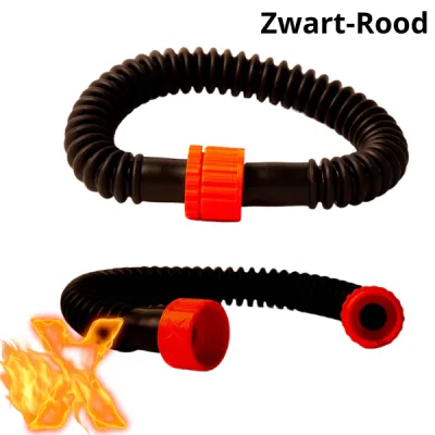 Gasmaskenschlauch Schwarz/Rot - XTRM FTSH Gasmaskenschlauch Schwarz/Rot - XTRM FTSH