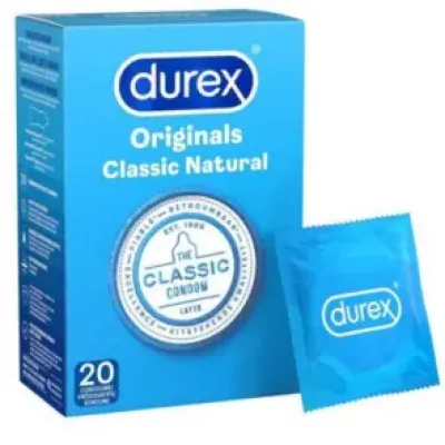 Kondome Durex Classic Natural 20 Stück Kondome Durex Classic Natural 20 Stück