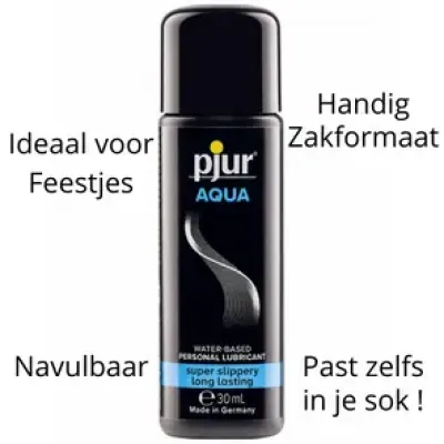Pjur Aqua Gleitmittel auf Wasserbasis - 30 ml Pjur Aqua Gleitmittel auf Wasserbasis - 30 ml