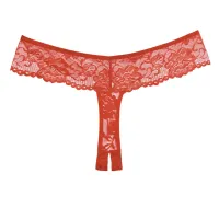 Allure - Chiqui Love - Crotchless Thong - One Size - Red
