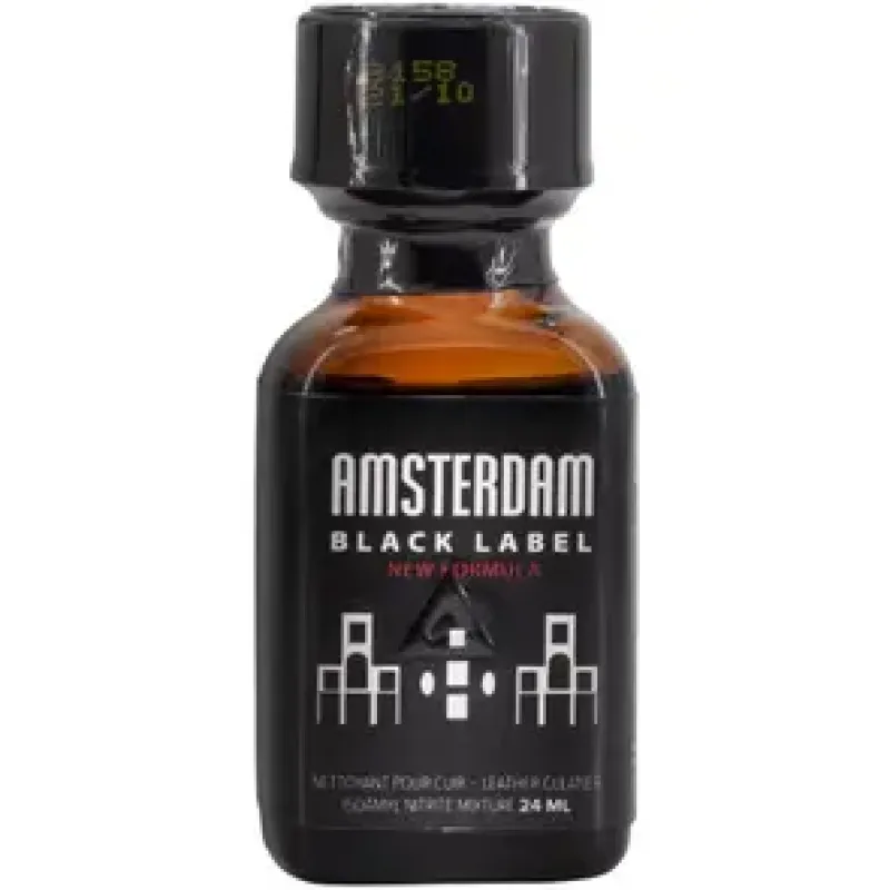 Amsterdam Black Label Poppers - 24 ml