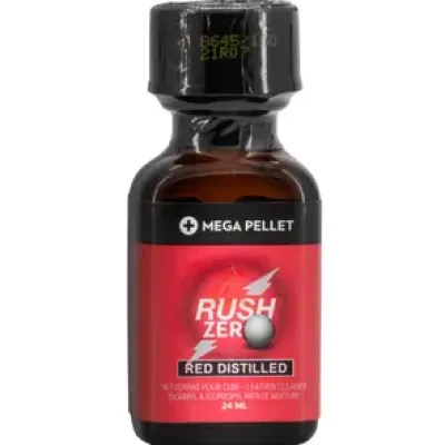 Rush Zero Red Destilliertes Poppers - 24ml Rush Zero Red Destilliertes Poppers - 24ml