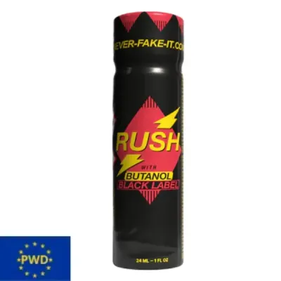 Rush Butanol Black Label Poppers – Groß, 24 ml Rush Butanol Black Label Poppers – Groß, 24 ml