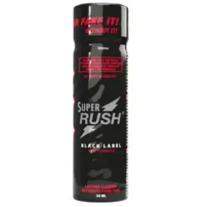 Super Rush Black Label Poppers - Tall 24ml (PWD)