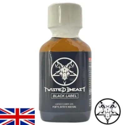 Twisted Beast Black Label Poppers - 24 ml Twisted Beast Black Label Poppers - 24 ml