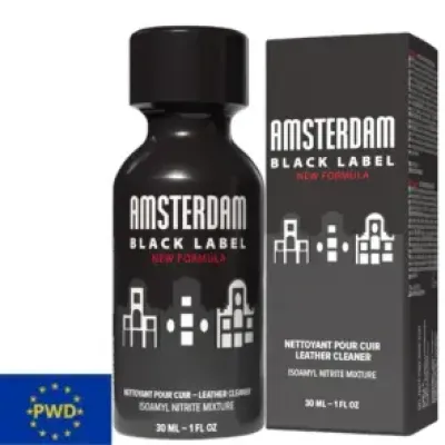 Amsterdam Black Label Poppers - 30ml Amsterdam Black Label Poppers - 30ml