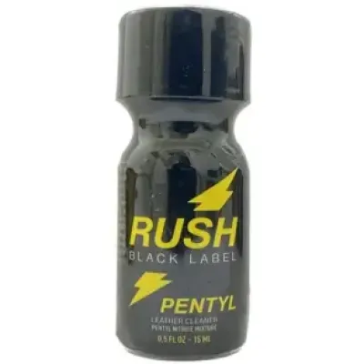 Rush Black Label Pentyl Poppers - 15ml Rush Black Label Pentyl Poppers - 15ml