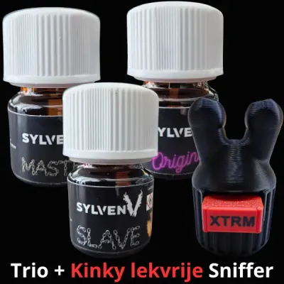 SylvenV Poppers TRIO + Kinky Auslaufsicherer Sniffer SylvenV Poppers TRIO + Kinky Auslaufsicherer Sniffer