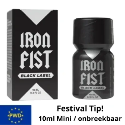 Iron Fist Black Label Poppers – 10 ml (Mini) Iron Fist Black Label Poppers – 10 ml (Mini)