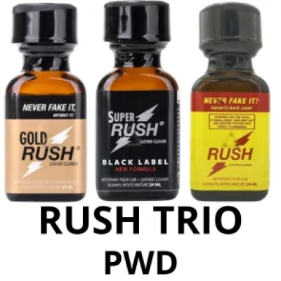 Rush Poppers TRIO PWD - 3x 24ml Rush Poppers TRIO PWD - 3x 24ml