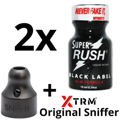 Super Rush Black Label 2er-Pack + Xtrm Sniffer Super Rush Black Label 2er-Pack + Xtrm Sniffer