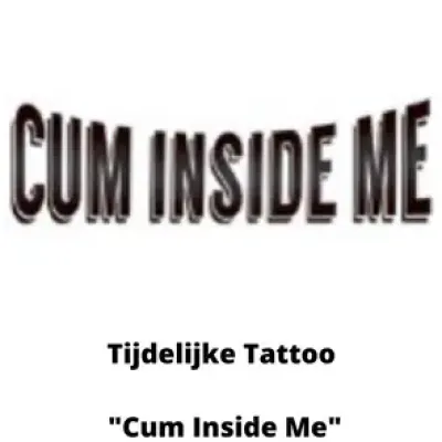 BDSM Temporäres Tattoo - Komm in mich hinein BDSM Temporäres Tattoo - Komm in mich hinein