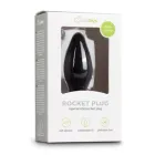 Kleiner schwarzer Buttplug aus Silikon