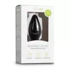 Kleiner schwarzer Buttplug aus Silikon