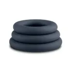 Boners 3-teiliges Penisring-Set - Grau