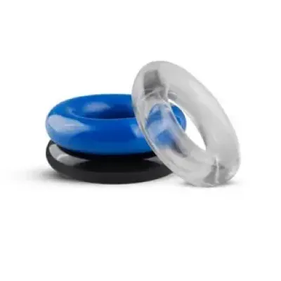 Silikon Cockring Schmal weich dehnbar Blau Silikon Cockring Schmal weich dehnbar Blau