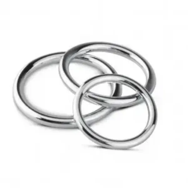 Sinner - Penis- und Hodenring-Set aus Metall