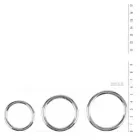 Sinner - Penis- und Hodenring-Set aus Metall