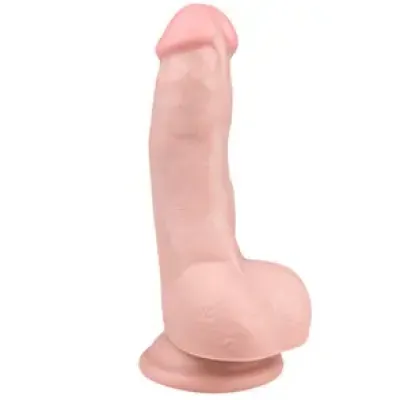Realistischer Dildo mit Hodensack - 15 cm Realistischer Dildo mit Hodensack - 15 cm