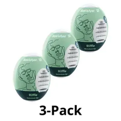 Masturbator-Ei Riffle 3er-Pack Masturbator-Ei Riffle 3er-Pack