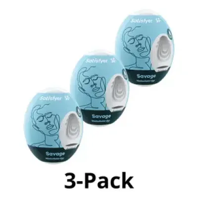 Masturbator-Ei Savage 3er-Pack Masturbator-Ei Savage 3er-Pack