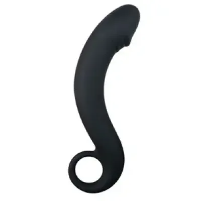 Silikon-Prostatadildo Schwarz Silikon-Prostatadildo Schwarz